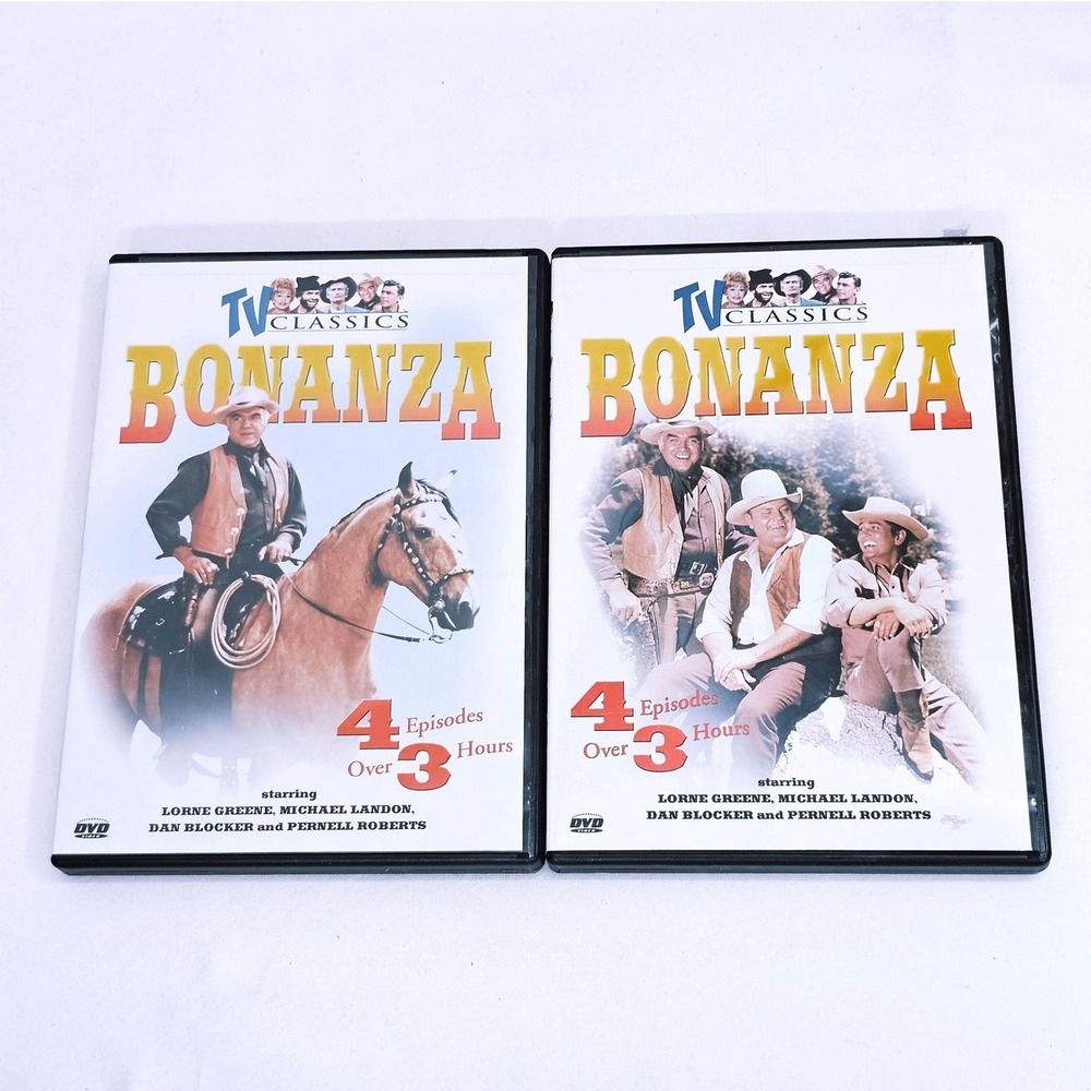Bonanza TV Classics DVD Lot 2 Volumes 8 Episodes Michael Landon‎ Western Sealed
